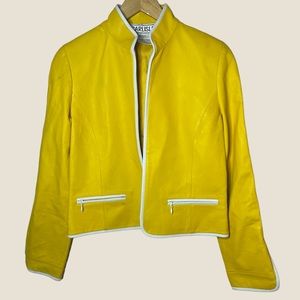 Vintage Carlisile Yellow Leather Jacket